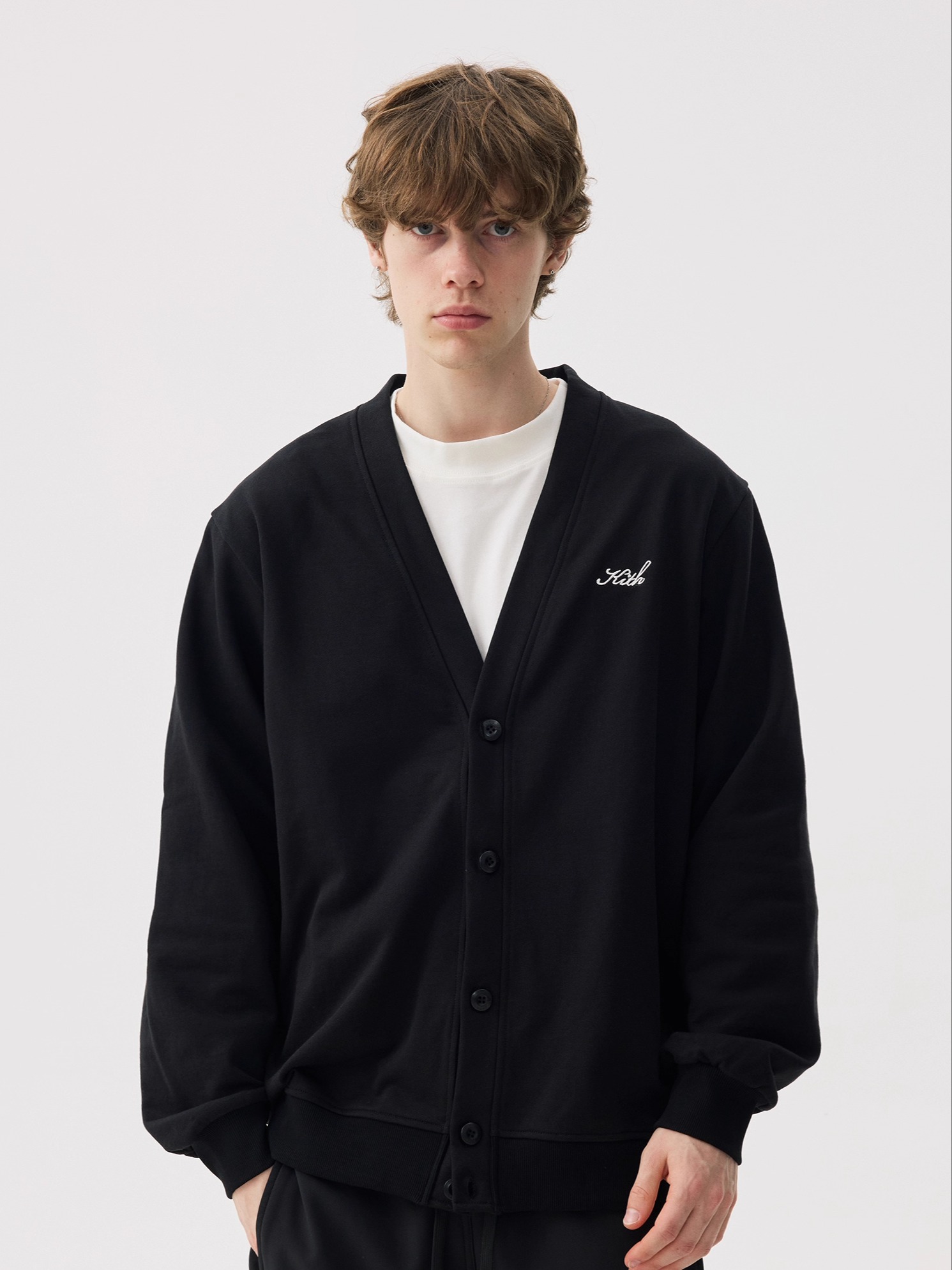Kith Sweater Knit - KITH 버튼업 V넥 니트 가디건 캐주얼