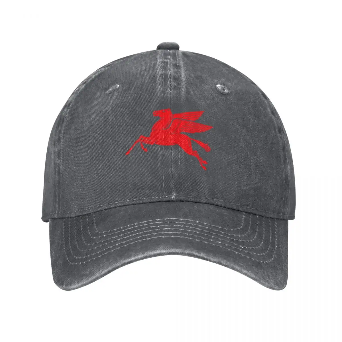 Streetwear Brand Red Logo - 모빌 오일 빈티지 사인 로고 -