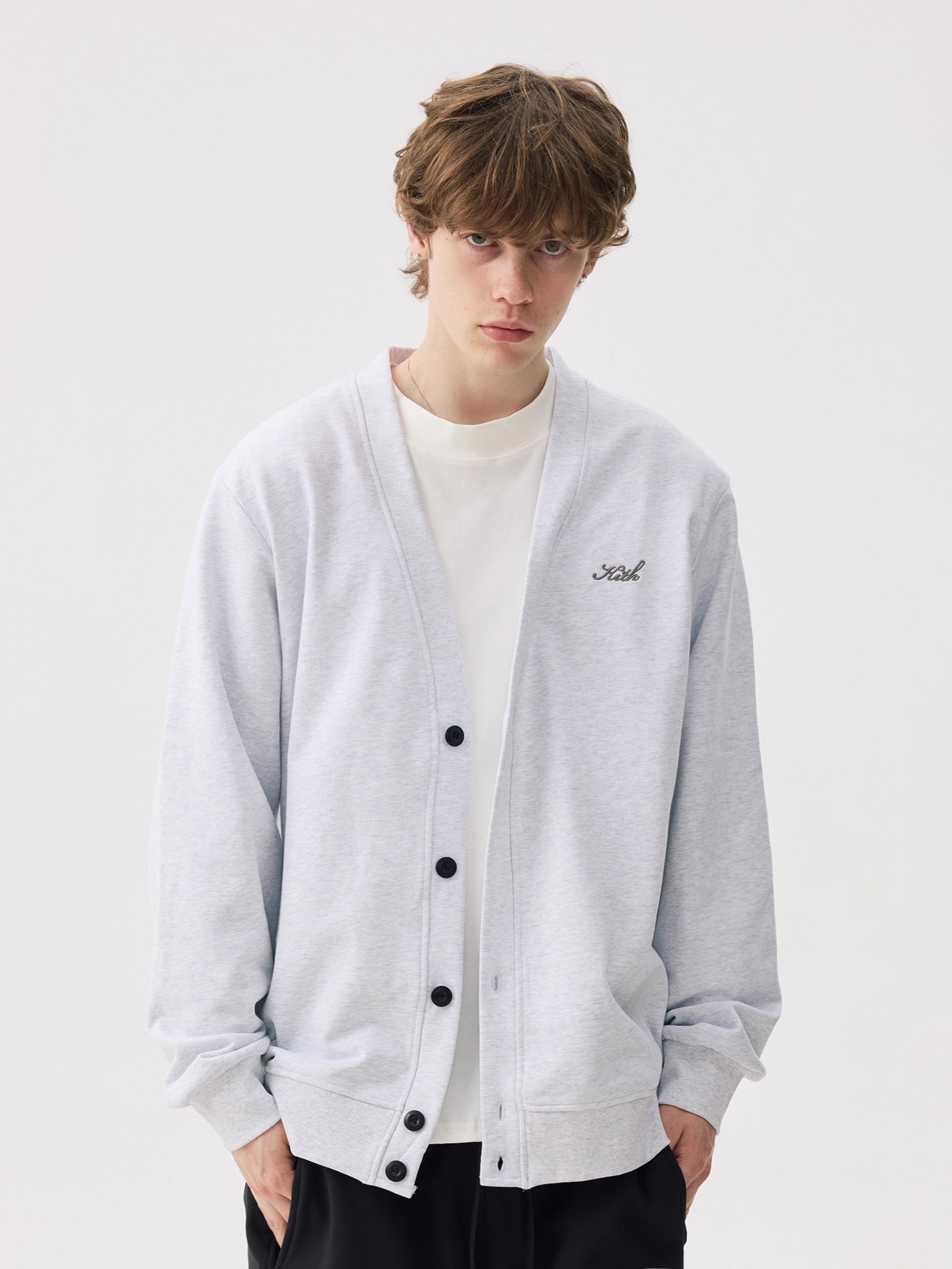 KITH 버튼업 V넥 니트 가디건 캐주얼 루즈 커플 스 - Kith Sweater Knit 리뷰 및 가격