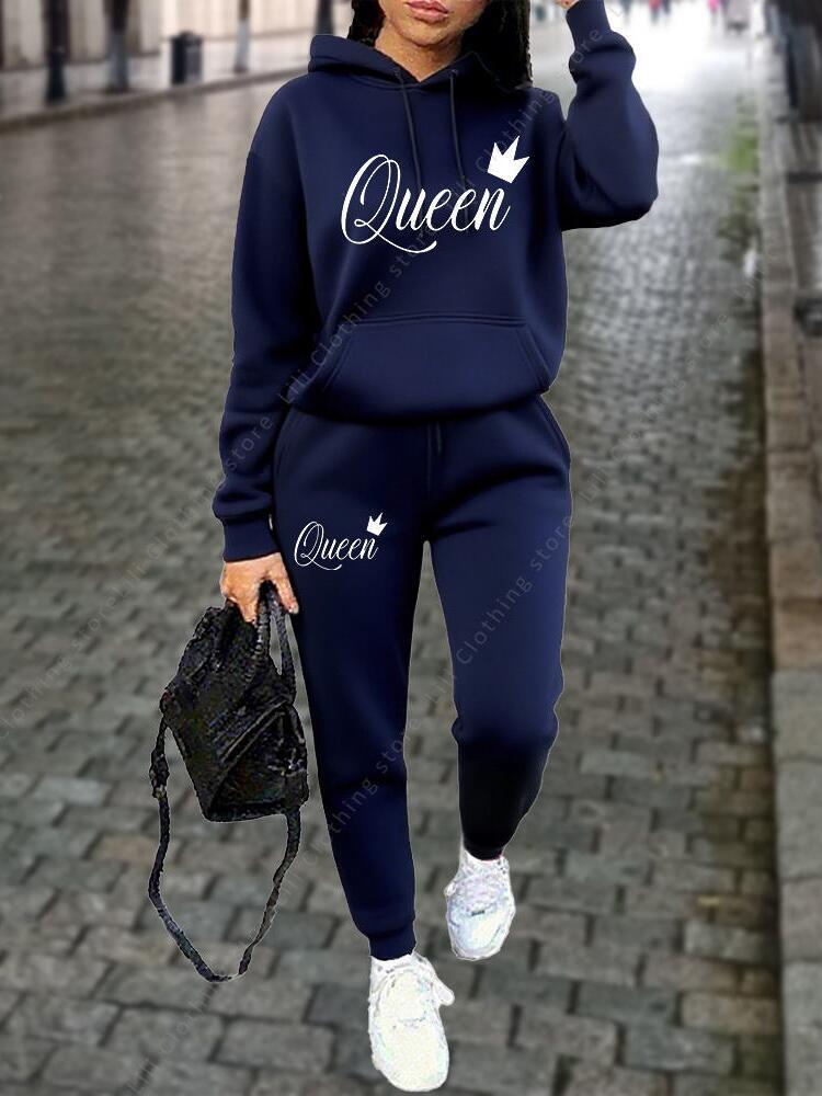 트랙수트 여성 의류 가을 겨울 후드티 바지 패션 고품질 - Streetwear Brand Tracksuit 리뷰 및 가격