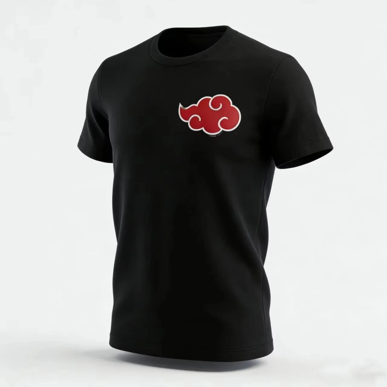 일본 애니메이션 아카츠키 구름 심볼 프린트 남성 티셔츠 - Streetwear Brand In Japan 리뷰 및 가격