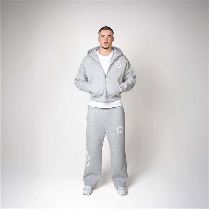 봄 가을 오버사이즈 네잎 클로버 아플리케 지퍼업 후드티 - Streetwear Zipper 리뷰 및 가격