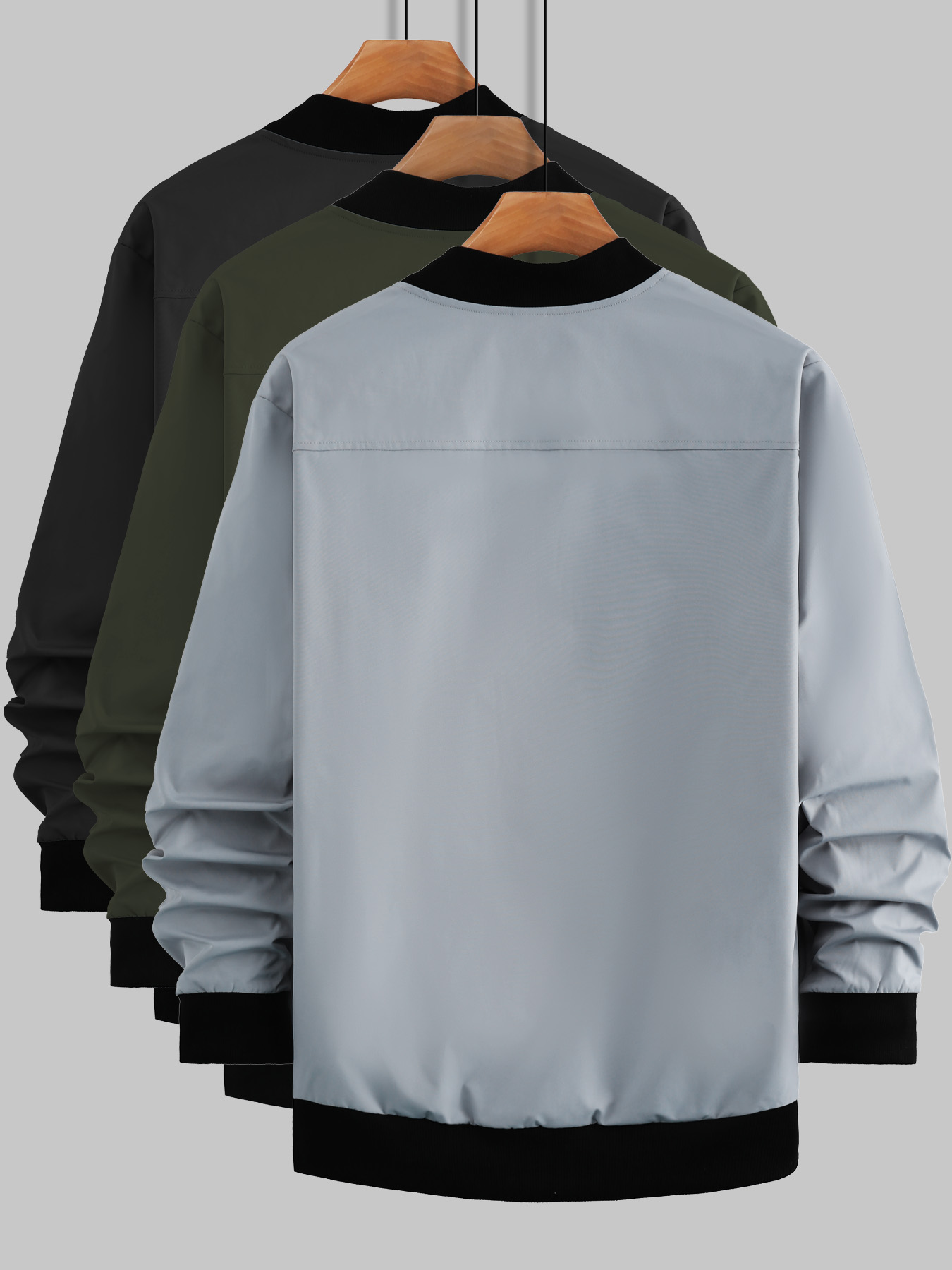 남성용 지퍼업 야구 재킷, 트렌디한 매칭 의상, 골지  - Streetwear Zipper 리뷰 및 가격